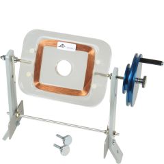 Flachspule im Drehrahmen 