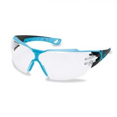 Schutzbrille uvex pheos cx2, schwarz, hellblau