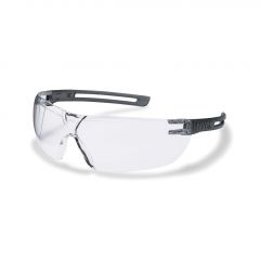 Schutzbrille uvex x-fit grau/transluzent, beidseitig extrem kratzfest und chemikalienbeständig