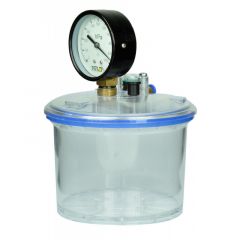 Vakuumgefäß 1000 ml, mit Manometer, von NTL P1520-2G www.laborplan.eu