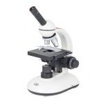 MOTIC 2802 LED, monokulares Schulmikroskop, 40x - 400x Vergrößerung, Kreuztisch, LED, Akkubetrieb, für die Sekundarstufe 1 und 2