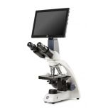 Euromex BioBlue BB.4263‑T (BB.4263‑T), binokulares Digitalmikroskop mit 10,1 Zoll Tablet, 5MP Kamera, 40x - 600x Vergrößerung, NeoLED, Akkubetrieb und Kreuztisch